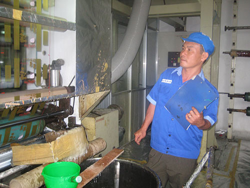 Ông Nguyễn Văn Hòa, Công ty CP In nhãn hàng Liksin, đoạt Giải thưởng Tôn Đức Thắng năm 2013