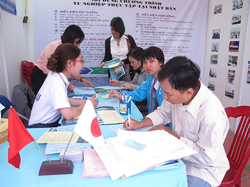 10.000 lượt lao động đến sàn việc làm