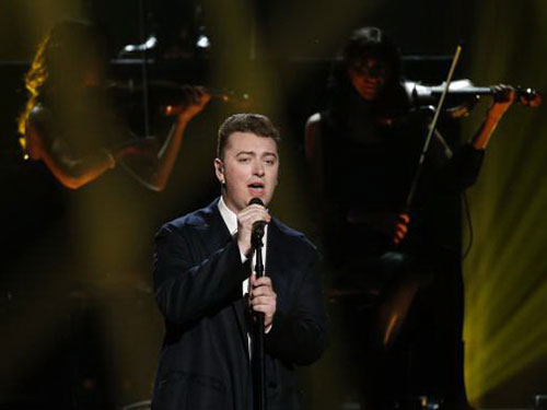 Nam ca sĩ Sam Smith (ảnh) dẫn đầu đề cử Grammy 2015 cùng với Beyoncé và Pharrell Williams. Nguồn: Reuters