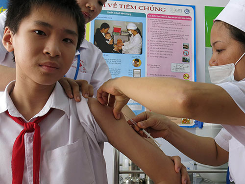 Lo vắc-xin sởi - Rubella phản ứng dây chuyền