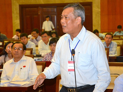Giám đốc Sở GTVT TP HCM Nguyễn Thành Chung thừa nhận giải pháp chống ngập chưa chính xácẢnh: Tấn Thạnh