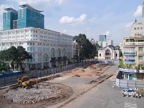 An toàn khi xây nhà ga ngầm metro