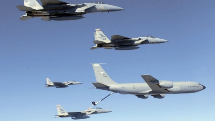 Kh&ocirc;ng qu&acirc;n Mỹ ph&aacute;i th&ecirc;m 6 chiếc F-15C đến tuần tra c&aacute;c nước ở Baltic gần Nga. Ảnh: US Air Force