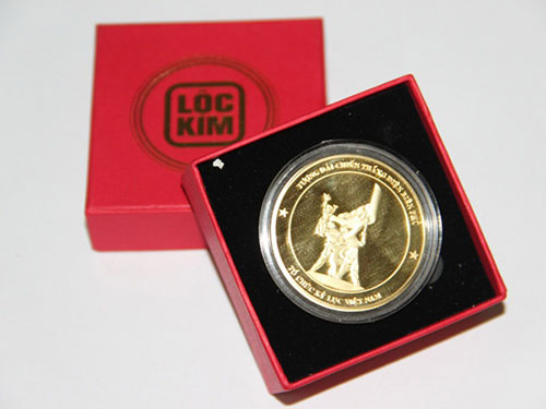 Phát hành đồng lộc kim Điện Biên Phủ