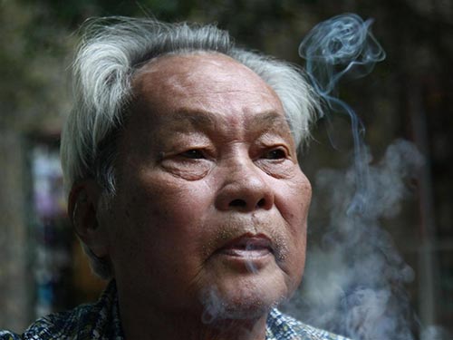 Nhà văn Nguyễn Quang Sáng Ảnh: NHẬT TUẤN