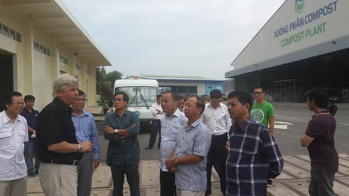 Đoàn công tác Campuchia tham quan khu liên hợp xử lý rác của VWS