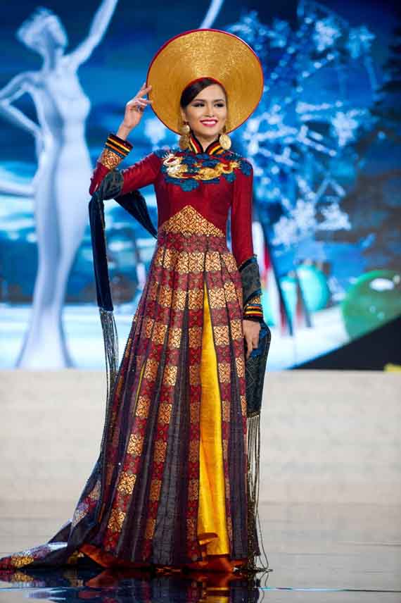 Hoa hậu Diễm Hương khai man lý lịch dự thi Hoa hậu Hoàn vũ 2012 nhưng Cục Nghệ thuật Biểu diễn không xử lý được Ảnh: TƯ LIỆU