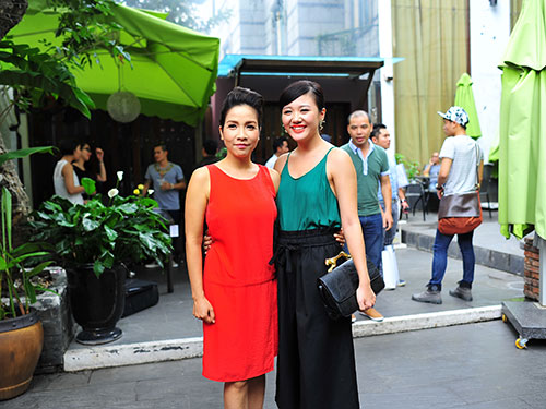 Ca sĩ Mỹ Linh và Văn Mai Hương Ảnh: ZUN PHAN