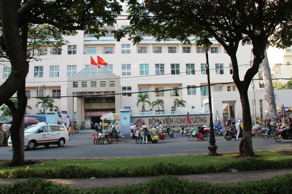 Bệnh viện phụ sản H&ugrave;ng Vương (quận 5 &ndash; TP HCM), nơi xảy ra vụ b&eacute; sơ sinh mất t&iacute;ch v&agrave;o tối 17-3.