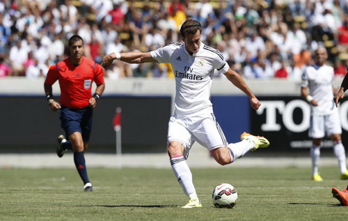 Gareth Bale mở tỉ số trận đấu từ phút thứ 10 cho Real Madrid