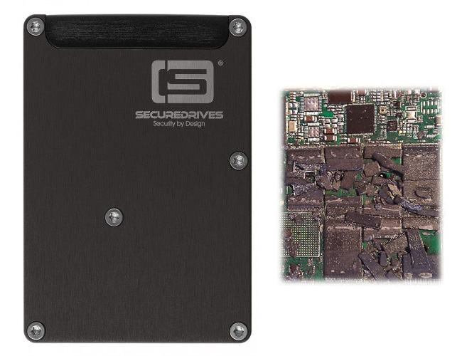 C&ocirc;ng nghệ tự ph&aacute; vỡ c&aacute;c ch&iacute;p NAND Flash của SecureDrives đ&atilde; được cấp bằng s&aacute;ng chế. Nguồn: SecureDrives