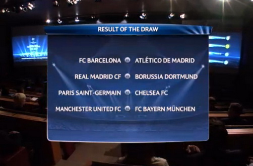 M.U đối đầu Bayern Munich, Real Madrid tái chiến Dortmund