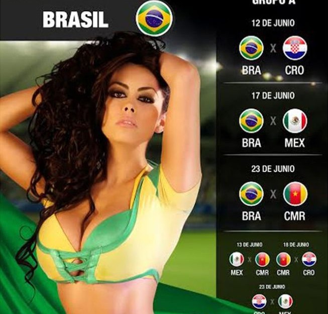 World Cup 2014 dần nóng với bộ ảnh lịch người đẹp