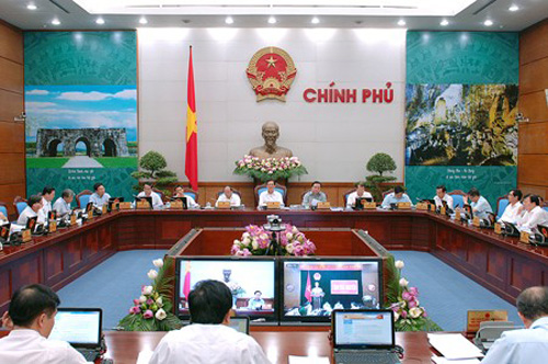 Chính phủ họp trực tuyến với 63 tỉnh, thành bàn giải pháp Biển Đông