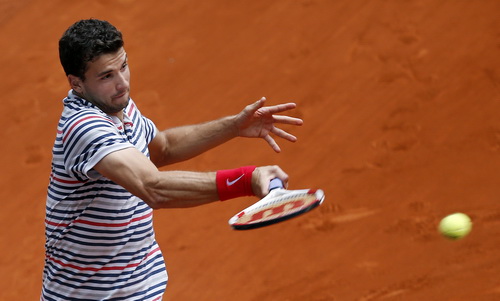 Grigor Dimitrov khởi đầu chật vật ở Rome Open