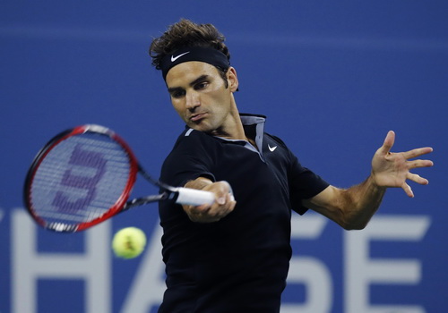 Federer vượt thử thách đầu tiên tại Mỹ mở rộng 2014