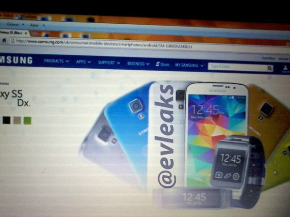 Ảnh chụp m&agrave;n h&igrave;nh từ trang web của Samsung tại Anh.