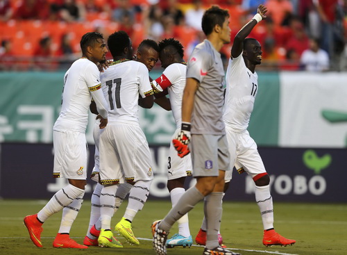 Jordan Ayew lập hat-trick, Ghana nhấn chìm Hàn Quốc