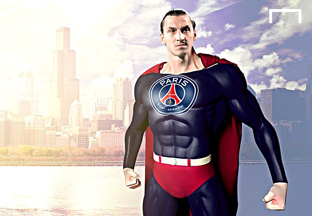 Ibrahimovic được ví như “siêu nhân” ở Pháp