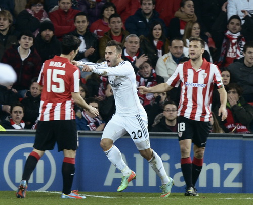 Jese Rodriguez ghi bàn mở tỉ số cho Real Madrid