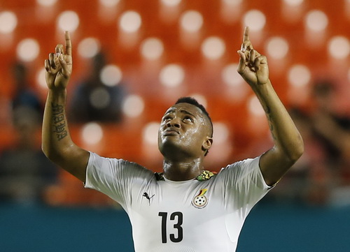 Andrew Ayew tỏa sáng với cú hat-trick vào lưới Hàn Quốc