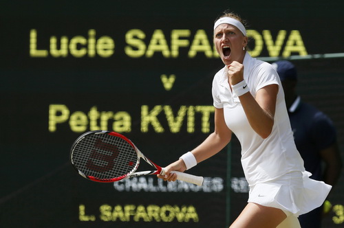 Kvitova có cơ hội tái lập chiến tích năm 2011