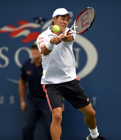 Kei Nishikori thi đấu như một chiến binh tại giải Mỹ mở rộng 2014