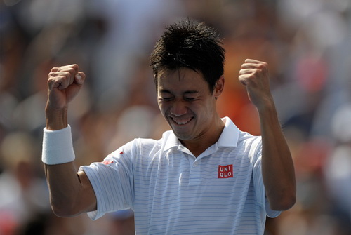 H&igrave;nh ảnh h&agrave;o h&ugrave;ng của Nishikori năm 2014