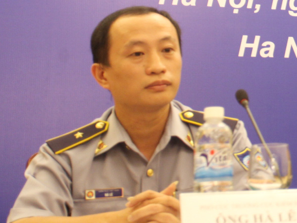 &Ocirc;ng H&agrave; L&ecirc; khẳng định lực lượng kiểm ngư vừa ki&ecirc;n quyết đấu tranh bảo vệ chủ quyền vừa bảo vệ ngư d&acirc;n khai th&aacute;c hải sản ở ngư trường truyền thống của Việt Nam