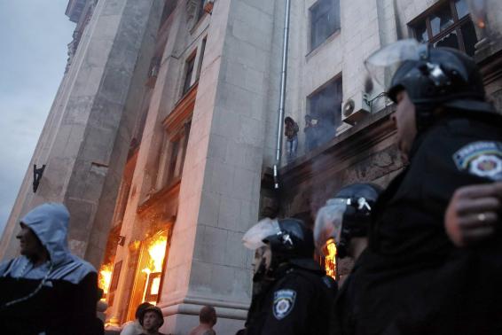 Đụng độ đẫm máu ở Odessa khiến nhiều người thương vong. Ảnh: Reuters