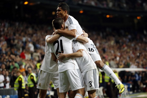 Niềm vui chiến thắng của Real Madrid - hình ảnh quen thuộc thời gian gần đây