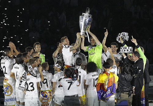Real Madrid - Nh&agrave; v&ocirc; địch Champion League ch&acirc;u &Acirc;u 2014