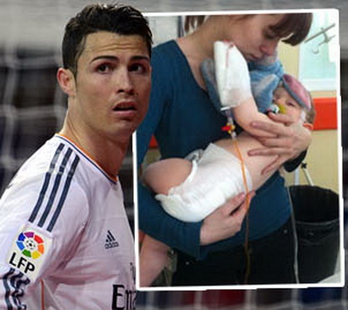 Xúc động với nghĩa cử của Ronaldo