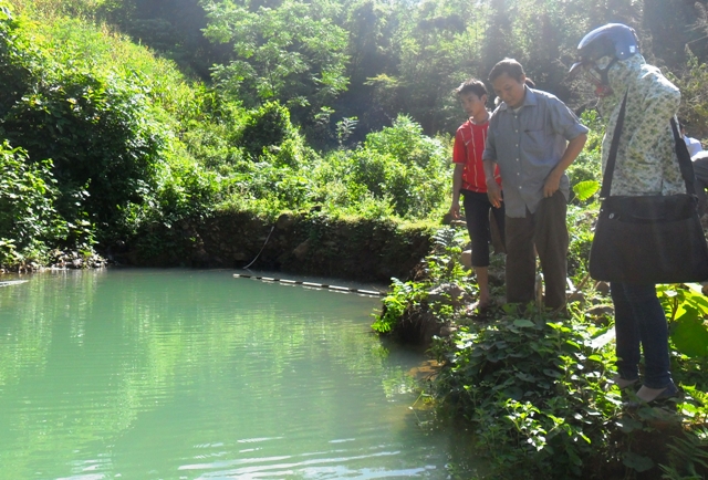 Đoạn suối nơi em Hợi chết đuối thương t&acirc;m