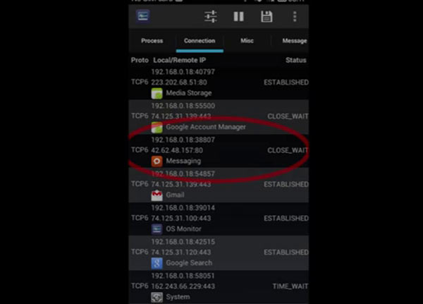 Thông tin được gửi về cùng một địa chỉ IP như nhóm nghiên cứu IMA Mobile (Hồng Kông) phát hiện.
