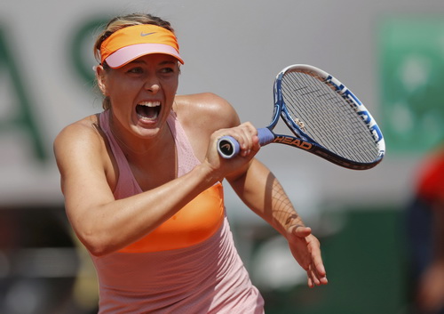 Sharapova v&agrave;o tứ kết Madrid Open