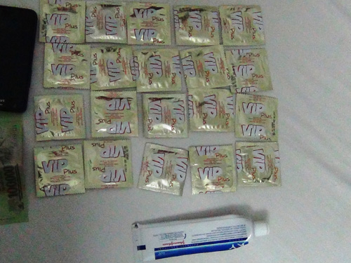 
	Tang vật m&agrave; lực lượng c&ocirc;ng an thu giữ