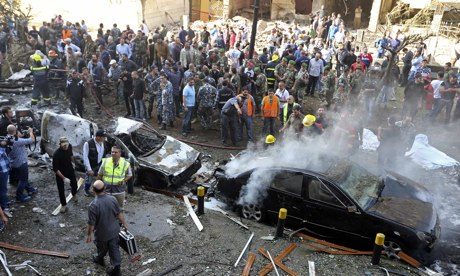 Đại sứ qu&aacute;n Iran tại Beirut bị đ&aacute;nh bom hồi th&aacute;ng 11 năm ngo&aacute;i. Ảnh: Reuters