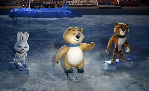 Ba mascot của Sochi 2014
