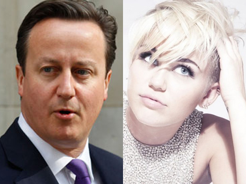 Thủ tướng Anh cấm con xem Miley Cyrus