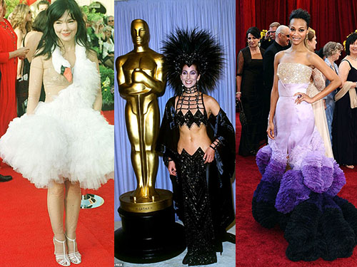 Những bộ đầm xấu nhất trên thảm đỏ Oscar