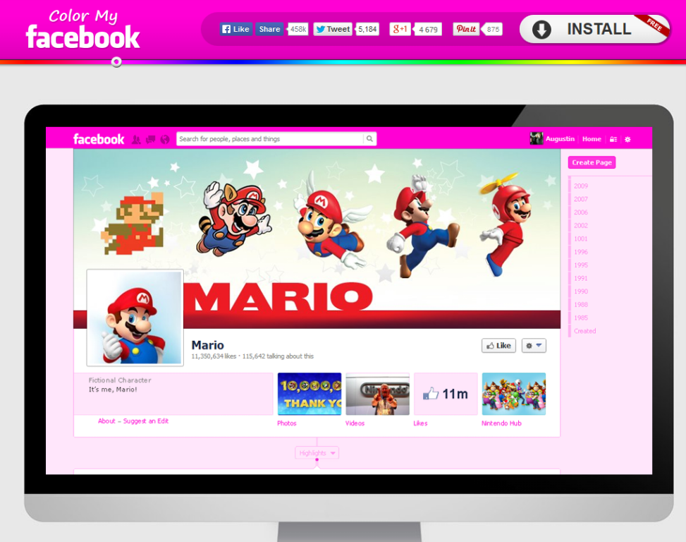 Color My Facebook trên Chrome có thể giúp bạn biến giao diện Facebook đẹp hơn bản gốc.