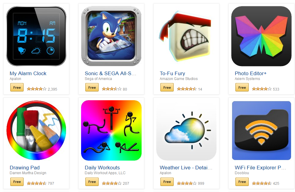 Amazon AppStore tung chương trình khuyến mãi khủng
