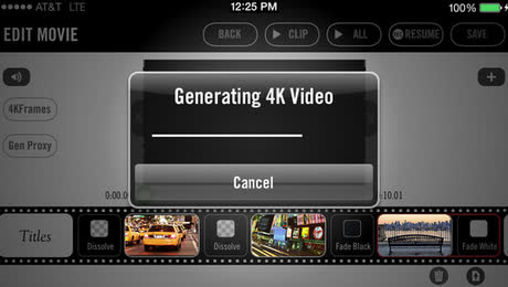 iPhone 5S có thể quay video chuẩn 4K