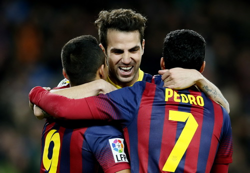 Niềm vui chiến thắng của Barcelona