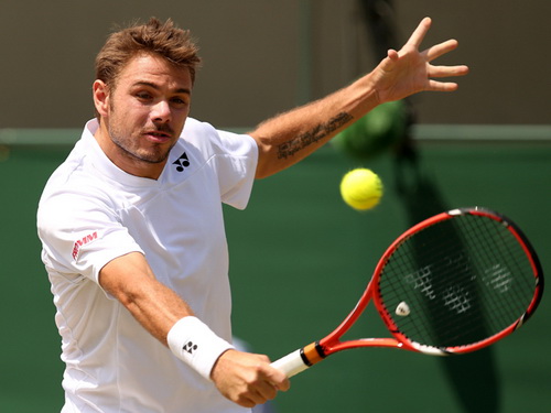 Stanislas Wawrinka chờ đối đầu c&ugrave;ng đ&agrave;n anh Federer