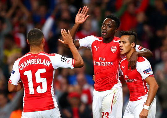 Welbeck lập hat-trick, Arsenal nghiền nát Galatasaray tại Emirates