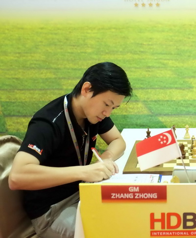 Zhang Zhong tăng tốc nhưng không bắt kịp Trường Sơn ở ván cuối