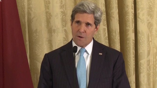 Ngoại trưởng Kerry n&oacute;i việc thực thi thỏa thuận l&agrave; một bước tiến quan trọng. Ảnh: BBC
