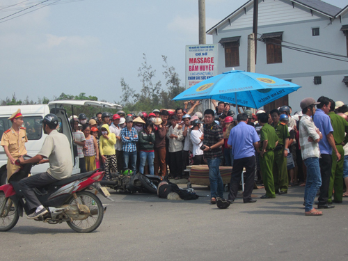 Hiện trường vụ tai nạn